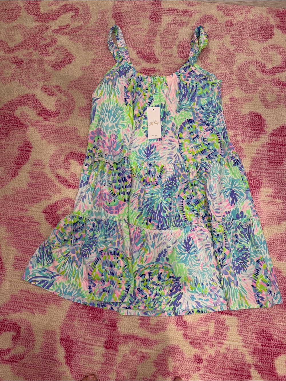 NWT Lilly Pulitzer Loro dress in shell of a party size XS